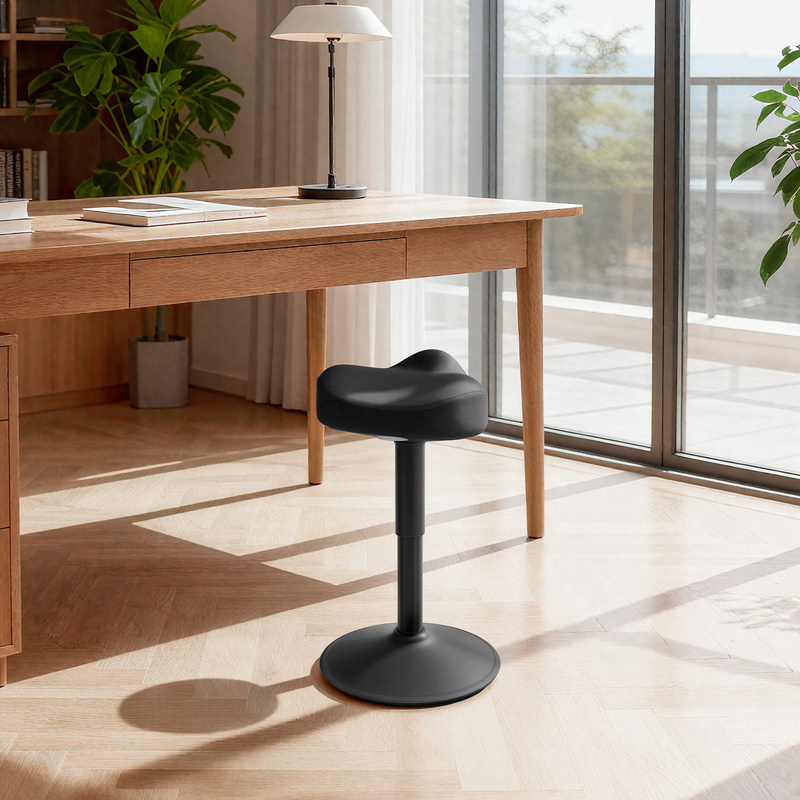 Image of Standing Stool With Rocking Effect, Height-adjustable Stool, -shaped Seat