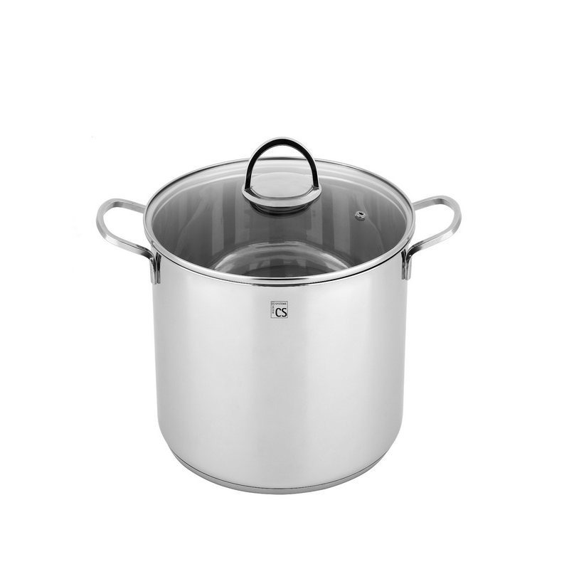 Image of 10.5 Liter Stainless Steel By Carl Schmidt Sohn Cooking Pot Induction- Universal Cooking Pot Soup Pot Spaghetti Pot Induction Cooking Pot Induction Pot