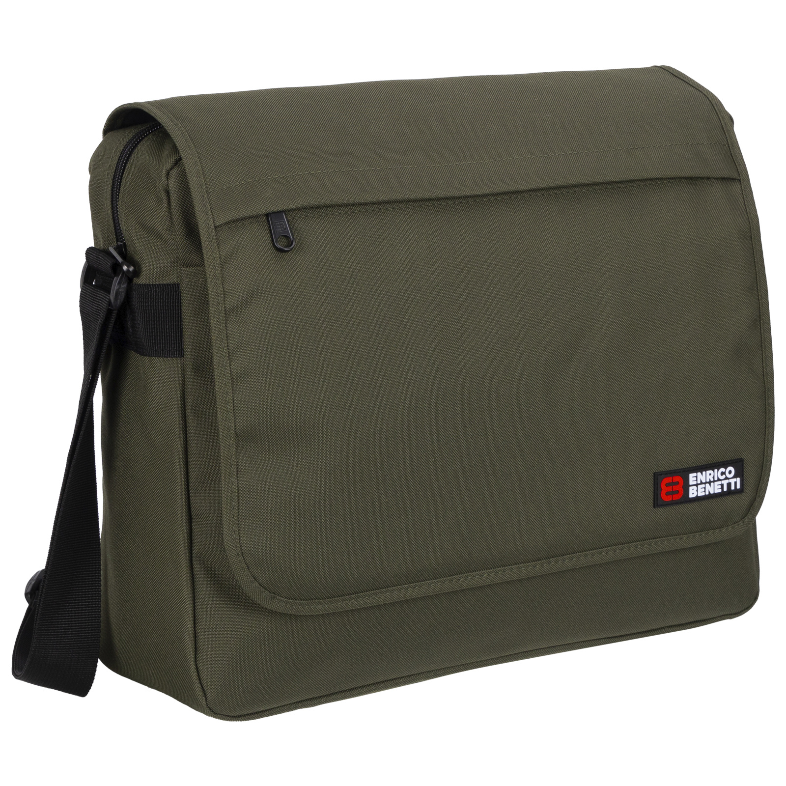 Messenger Work Bag Shoulder Bag 12.5 Liter Bagbase Men' Olive (hxwxd): 30cm X 38cm X 11cm Zippered Compartment