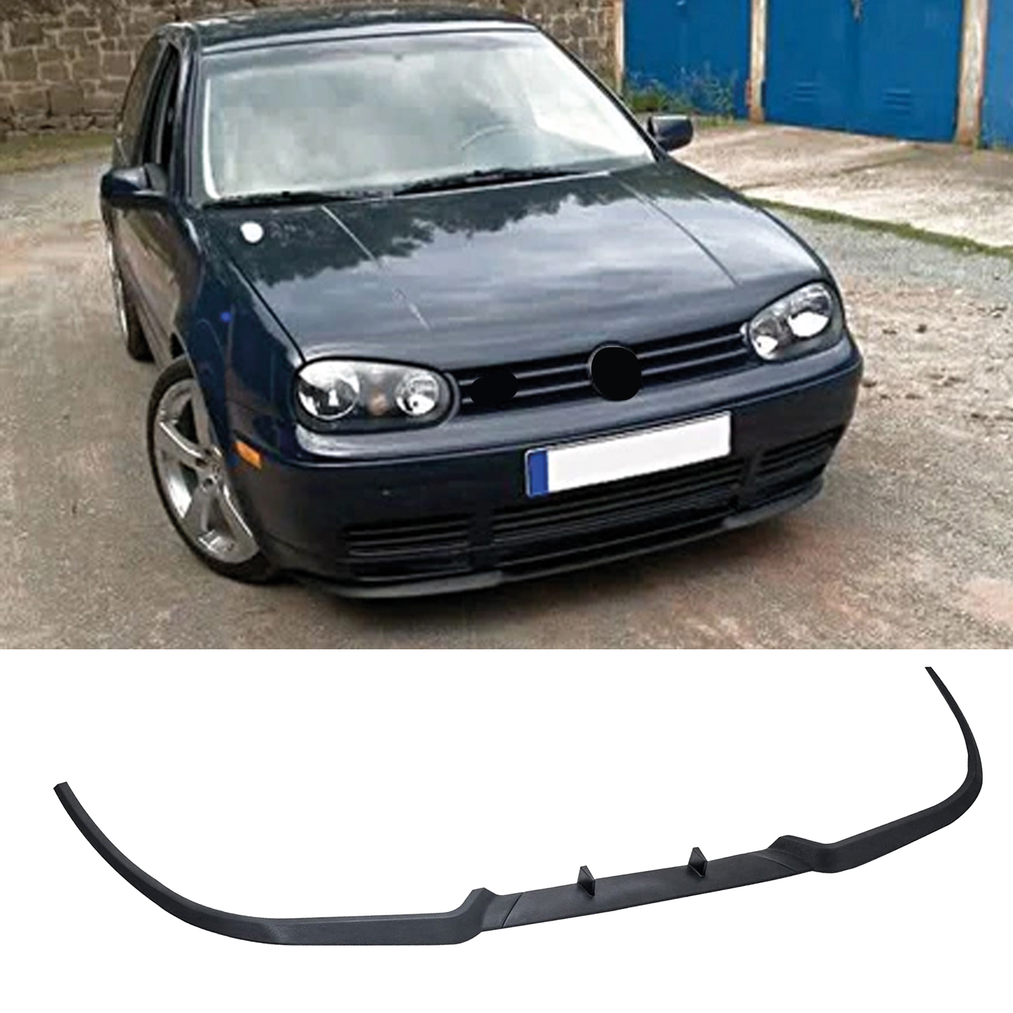 TEMU Spoiler labiale diffusore universale per paraurti anteriore per Volkswagen VW Golf MK4 IV Tutte le Auto