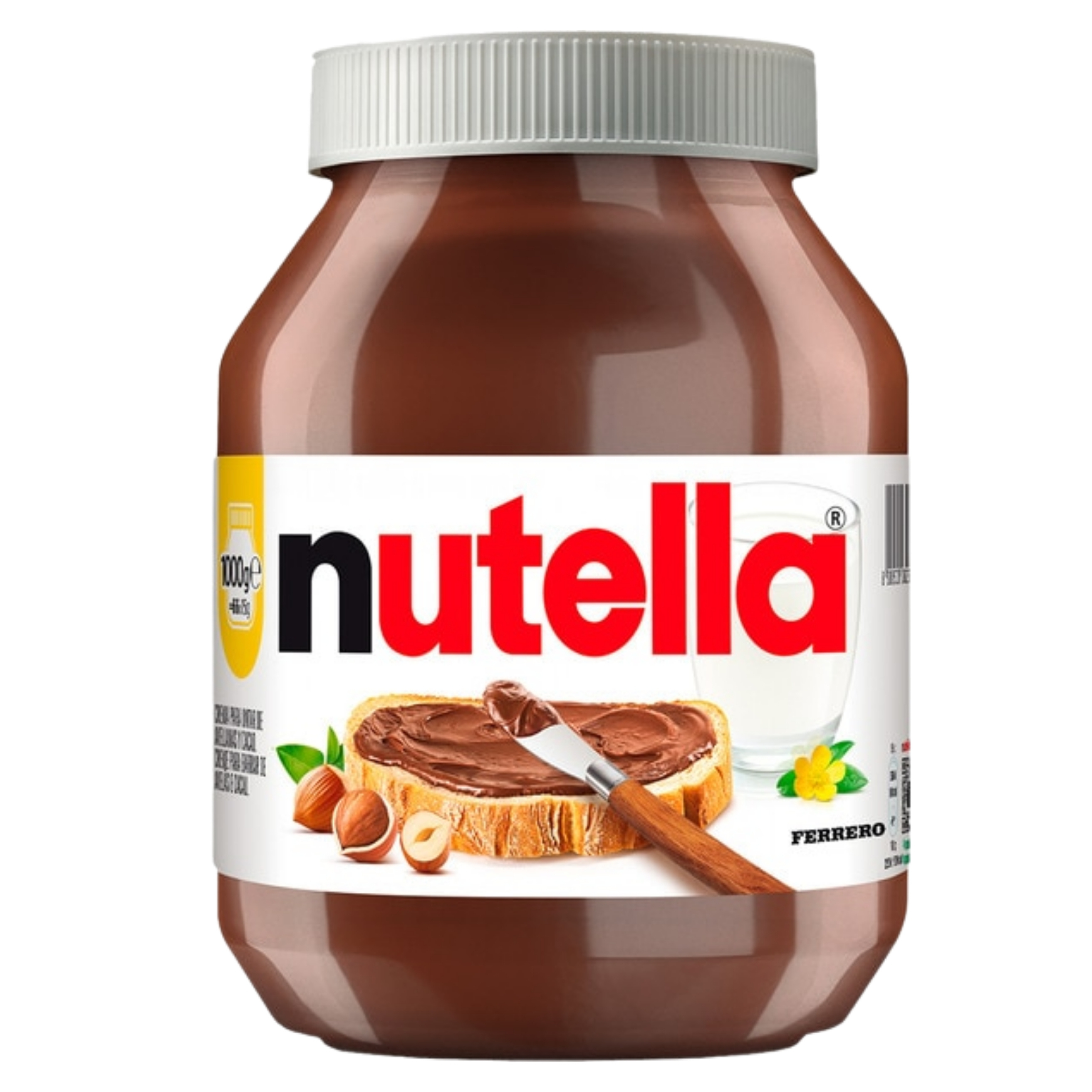 Nutella Hazelnut And Cocoa Cream - 1 Kg Jar