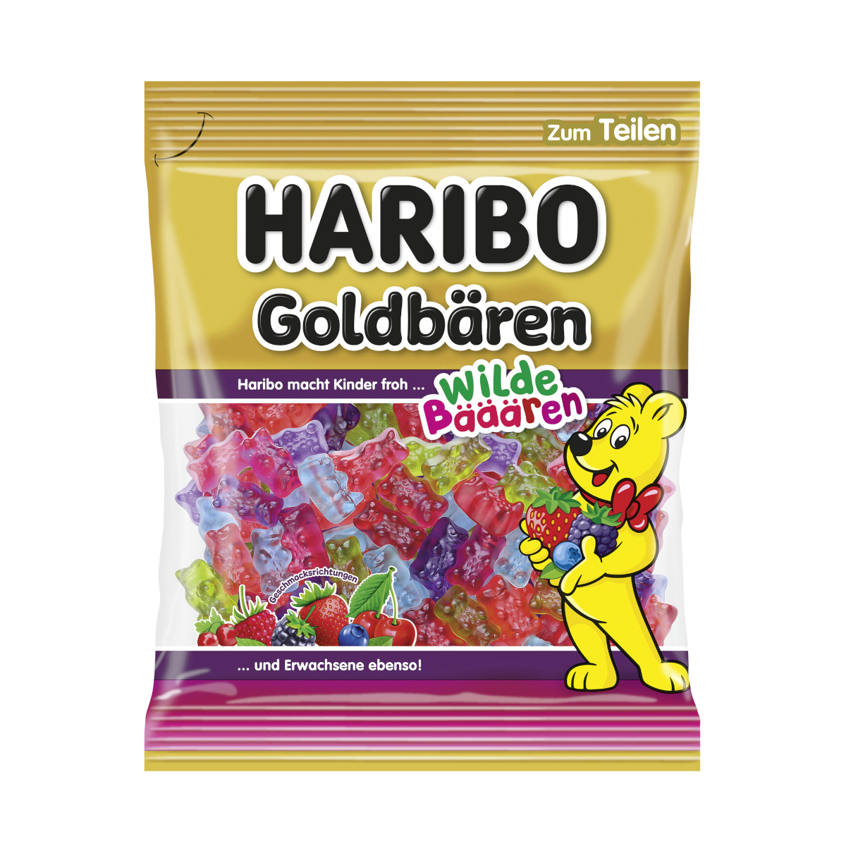 E-shop Haribo Goldbären Wilde Bääären Fruchtgummi beeriger Geschmack 175g
