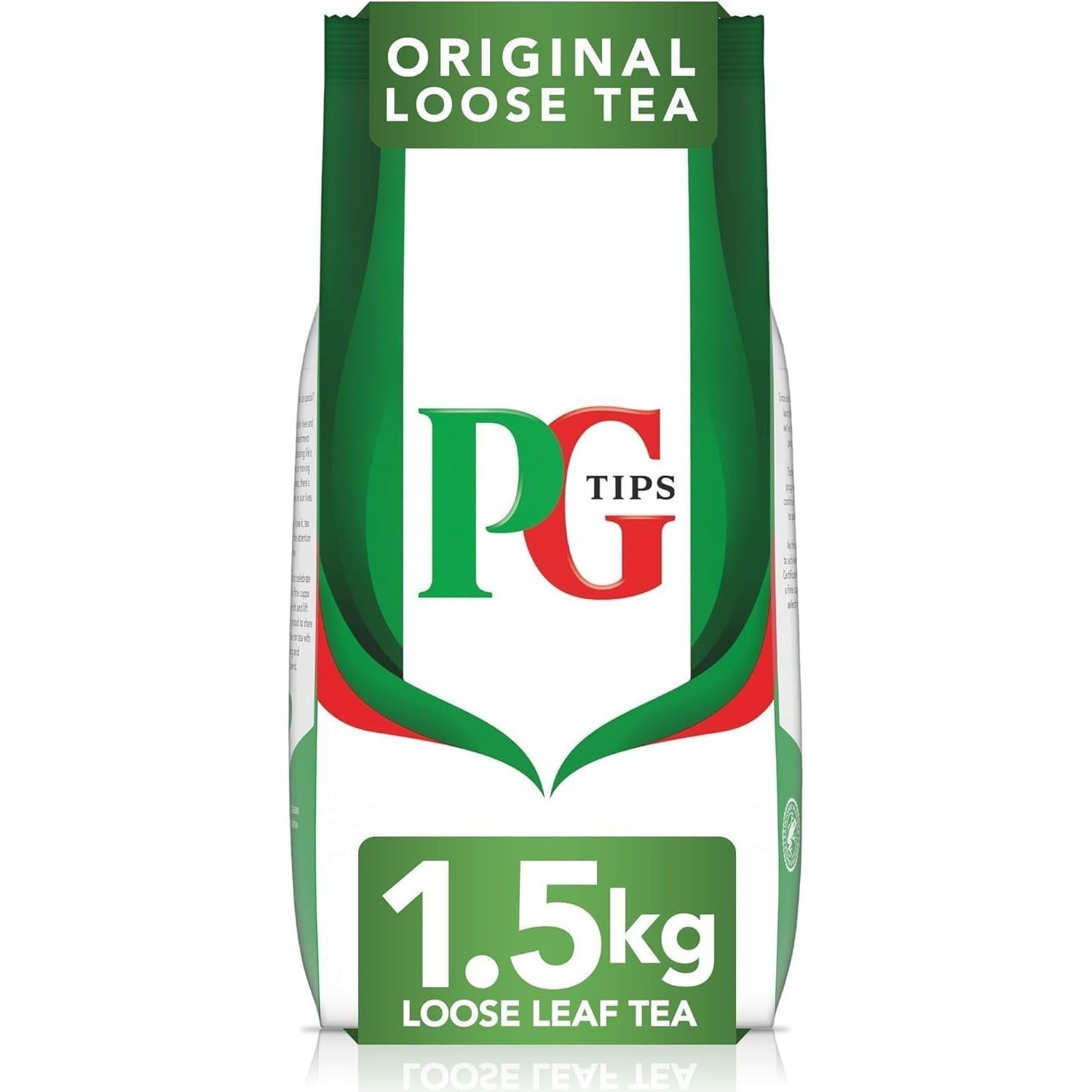 TEMU Pg Tips Original | Loose Leaf Black Tea Bulk | Refreshing & Flavourful | Ideal For Office Catering | 1.5kg | 480 Servings