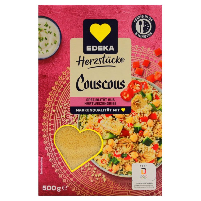 Heart Pieces Couscous, 10-pack (10 X 500g)