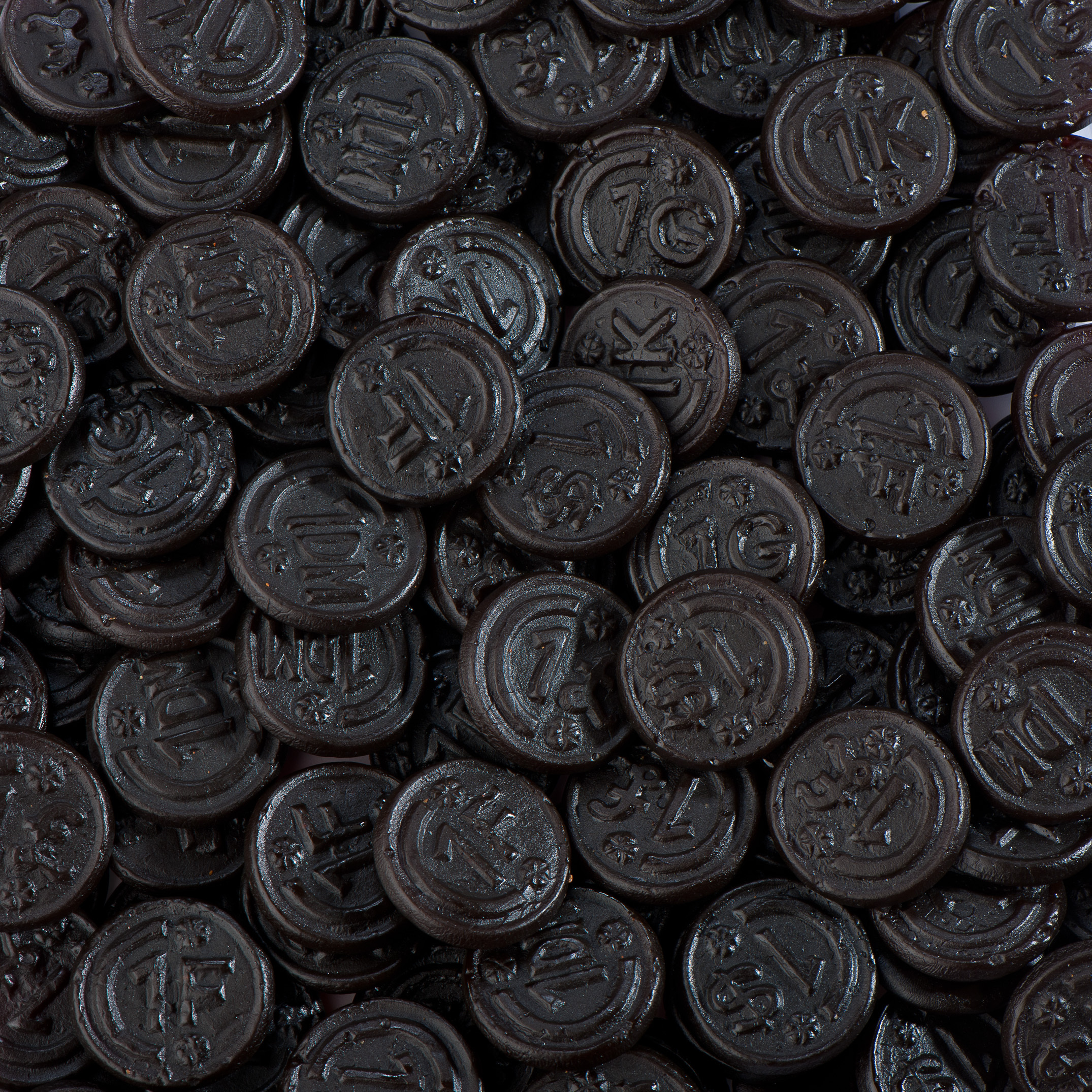 Image of 1kg De Bron Sugar-free Licorice Mint Drops, Premium Licorice Treat, Intense Flavor, Aromatic Licorice Candies, Classic Licorice Delicacy