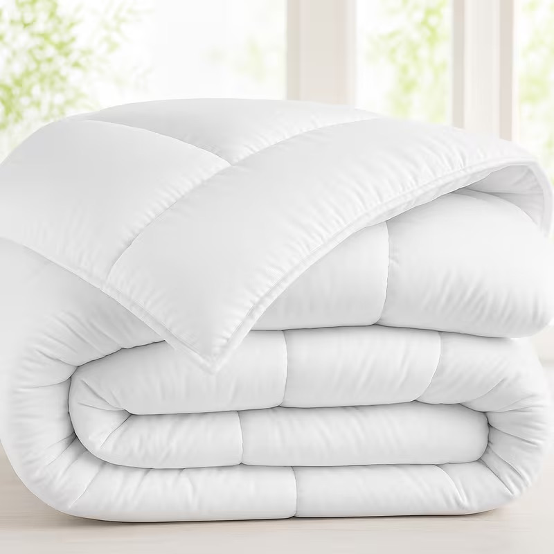 E-shop 220x240 cm Bettdecke - Winter / Halbsaison / Sommer - Ultraweich & Flauschig | Adaptiver Thermikomfort | Füllung aus Hohlvlies | Atmungsaktiv,