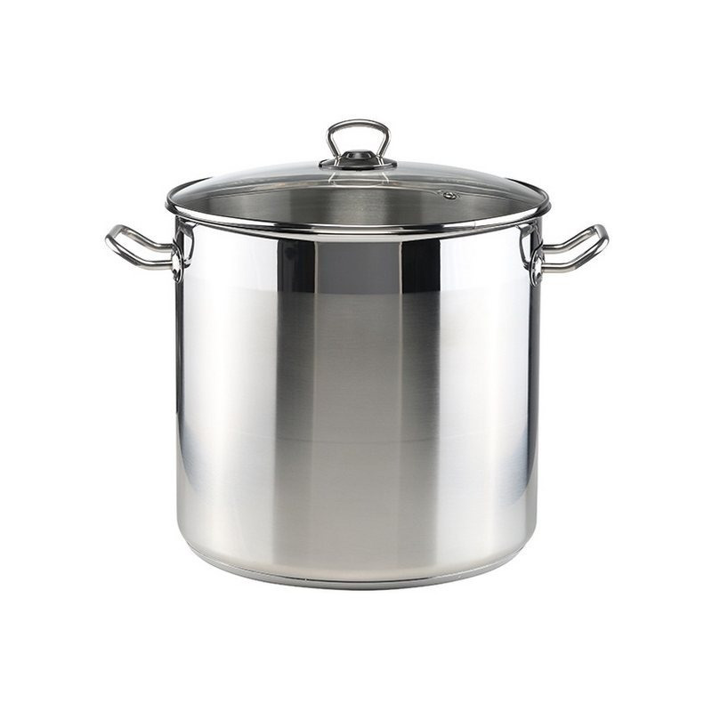 Xxl 20 Liter Stainless Steel Cooking Pot, Large Capacity Induction-compatible Universal Pot, Soup Pot, Spaghetti Pot, Induction Cooking Pot, Pasta Pot