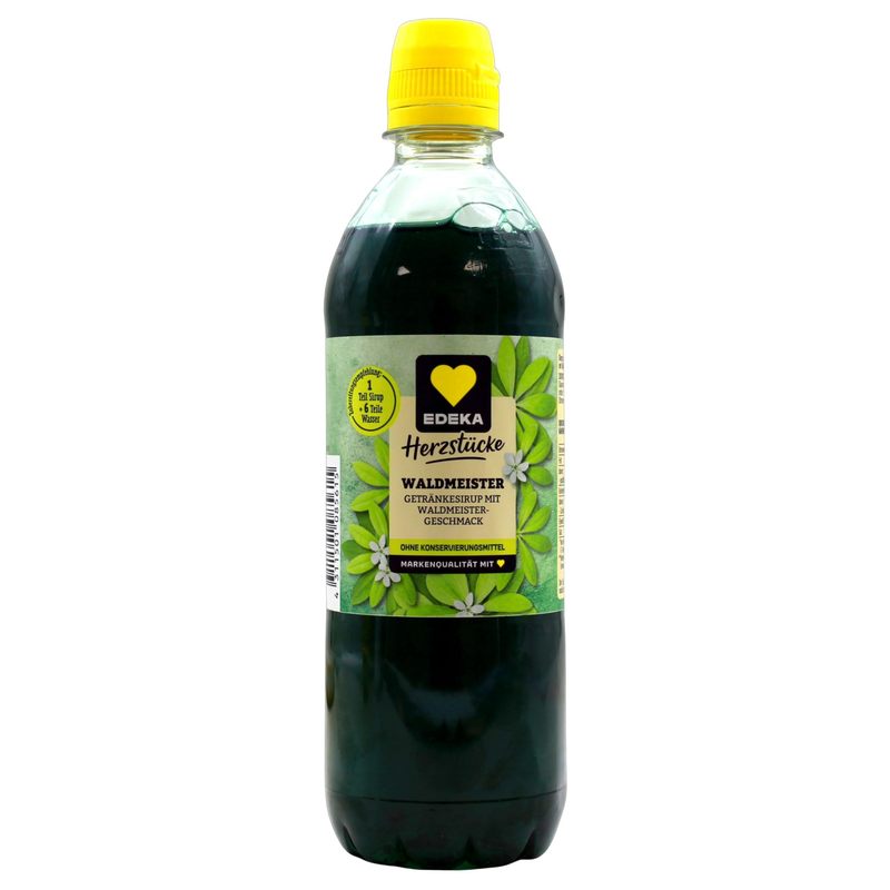 Herzstücke Woodruff Drink Syrup, 12-pack (12 X 0.5 L)