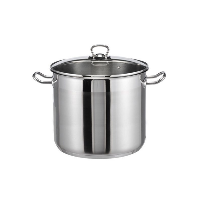 Image of Xxl 15 Liter Stainless Steel Induction- Universal Pot Soup Pot Spaghetti Pot Induction Cooker Noodle Pot Induction Pot
