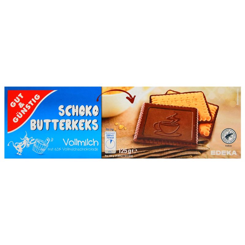 Good & Affordable Chocolate Butter With Whole Milk, 16-pack (16 X 125g)