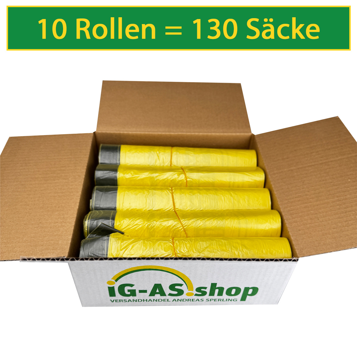 TEMU 10 Rolls Of Yellow Bags 90l – Rolls Of 13 Bags | Yellow Bag Bin | Recycling Trash Bags 90l | 15μ | Trash Bags – Trash Bag – Yellow Waste Bags