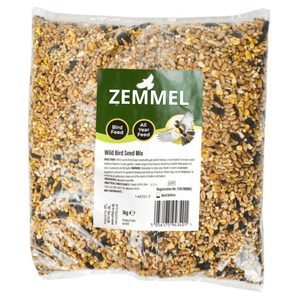 TEMU Bird Food Seeds Mix 1kg Wild Bird Seed Bird Seed Mix Feed
