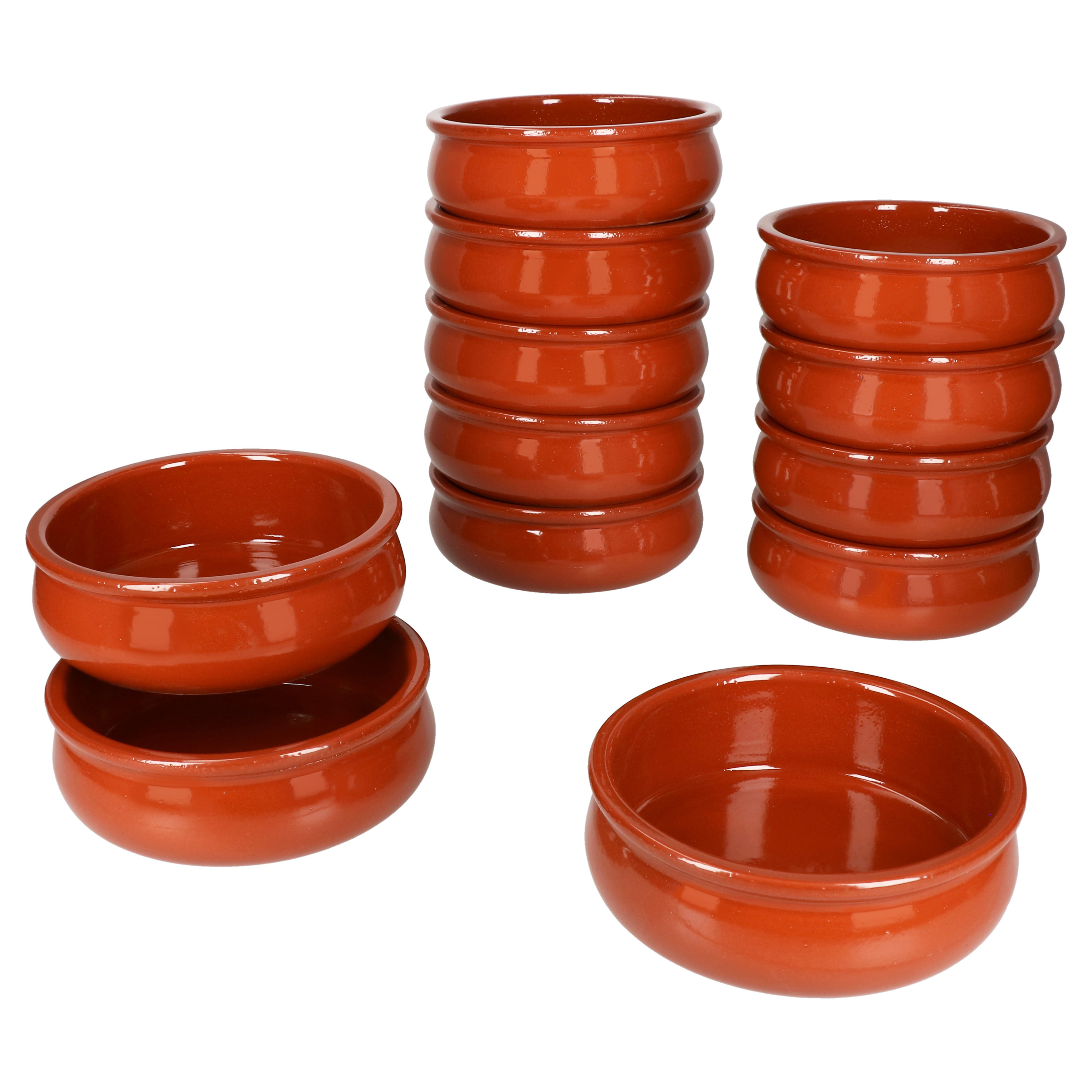 Image of 12x Berlin Belly Bowl Ø15.7cm Earthenware Mediterranean Antipasti