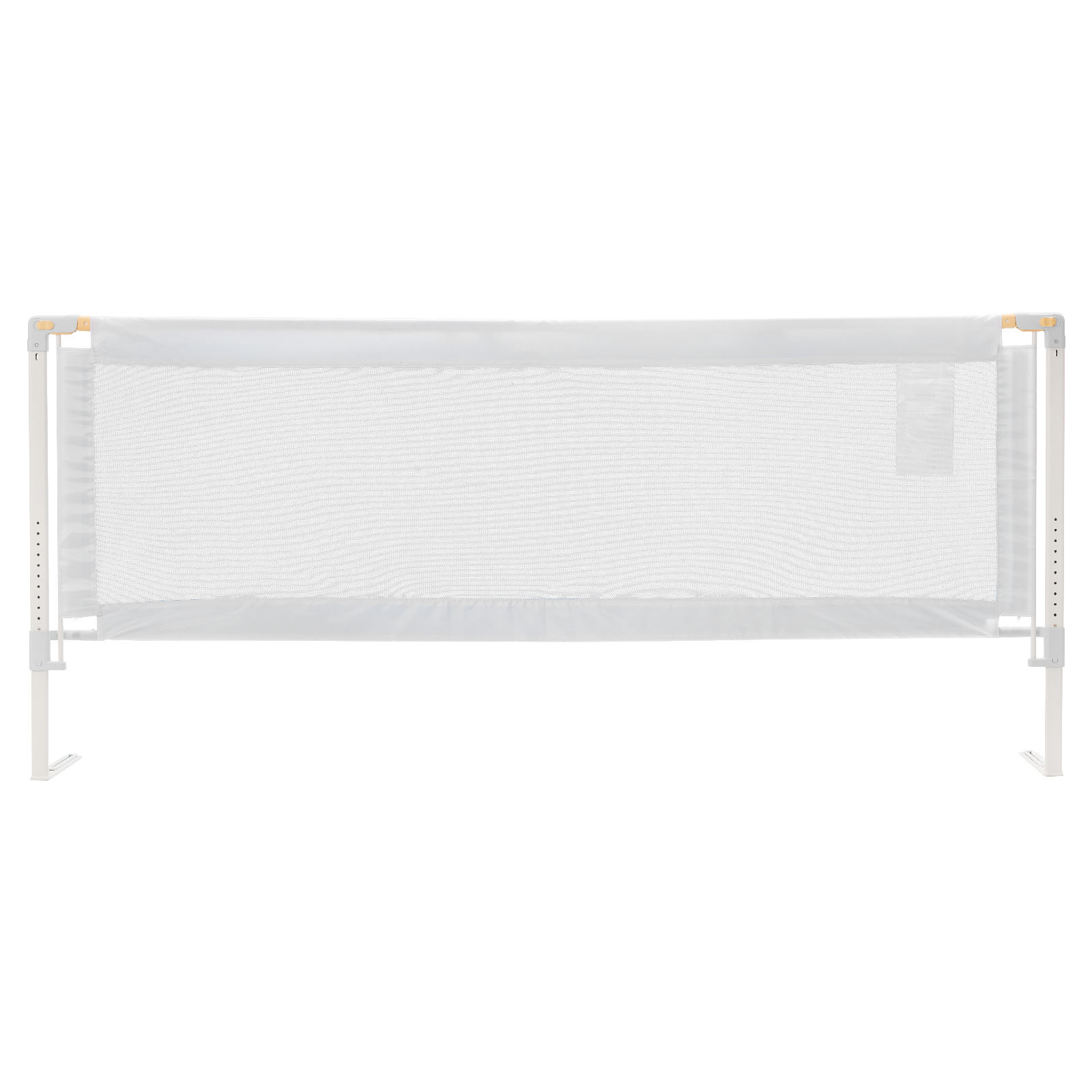 Image of Vevor 3pcs Toddler Bed Rail, Kids Beds Guard Rail With Reinforced Iron Pipe And Oxford Cloth, Adjustable Height Bed Side Railing, Portable Guard For King Size, 3 Sides, Grey
