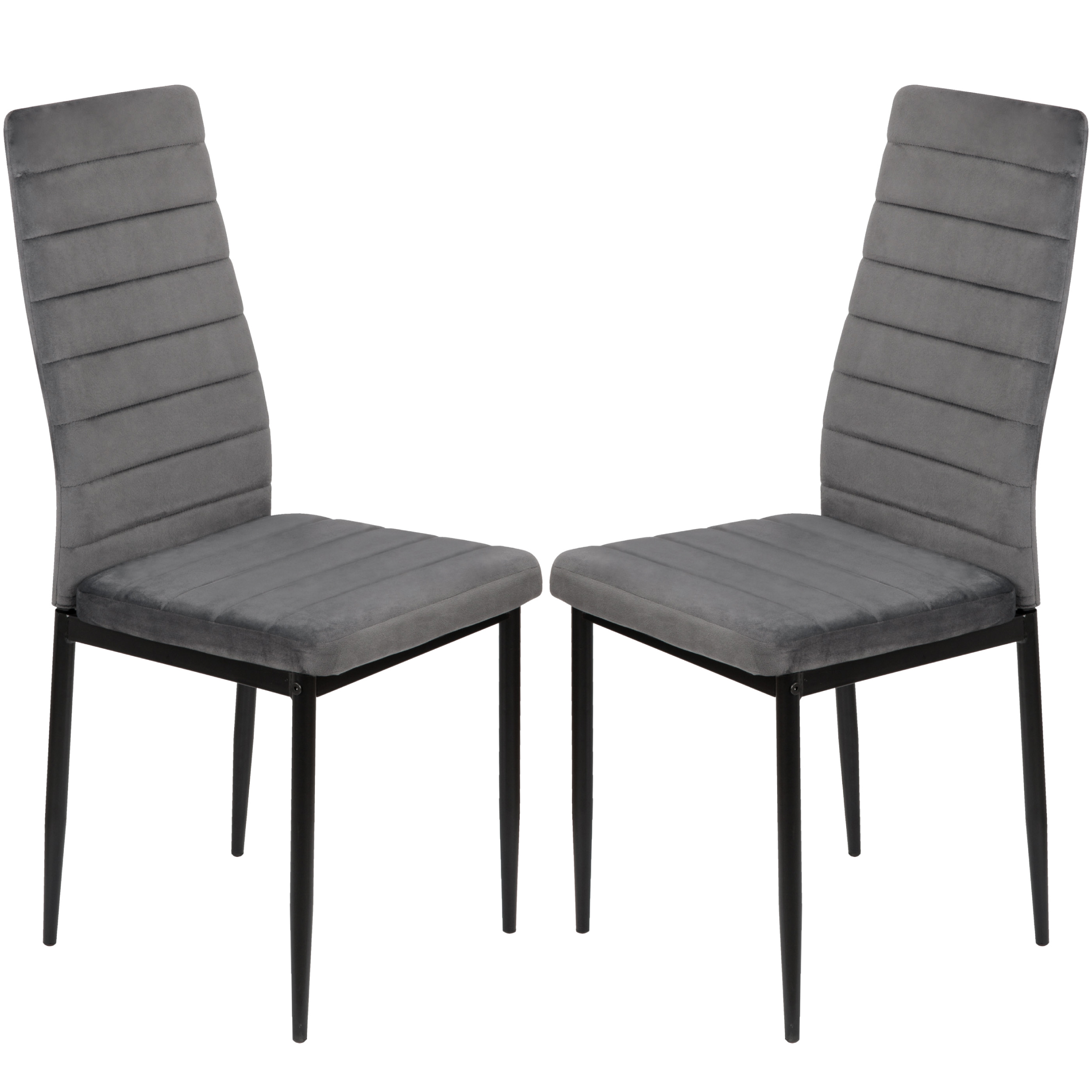 TEMU 2 Poltrone in Velluto, Grigio, Rivestite, Trapuntate, per Sala da , Cucina, Ufficio, Hotel, Trapuntate, Gambe in Metallo