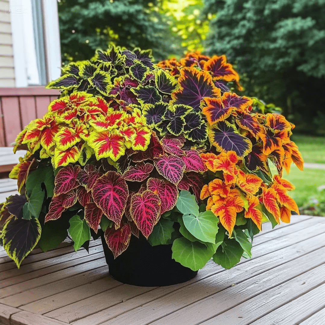 TEMU Giant Exhibition Coleus Seeds, Popular Colorful Houseplants, Pack Of 110 Seeds