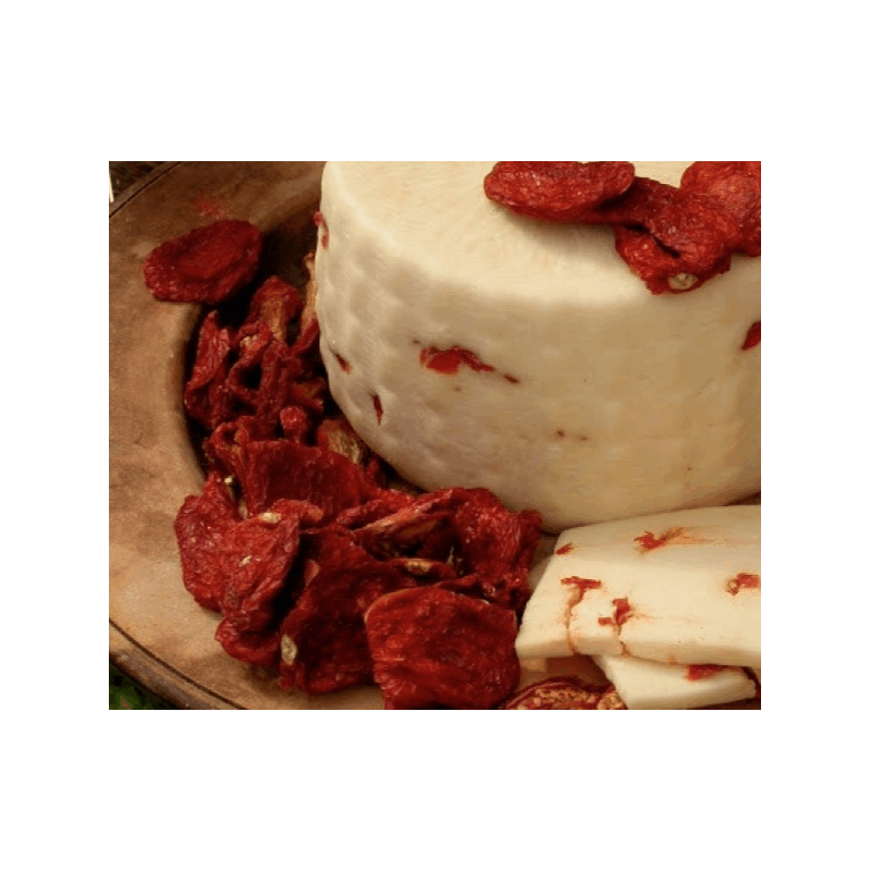 TEMU Whole Pecorino Cheese With Dried Tomatoes, Approximately 1kg