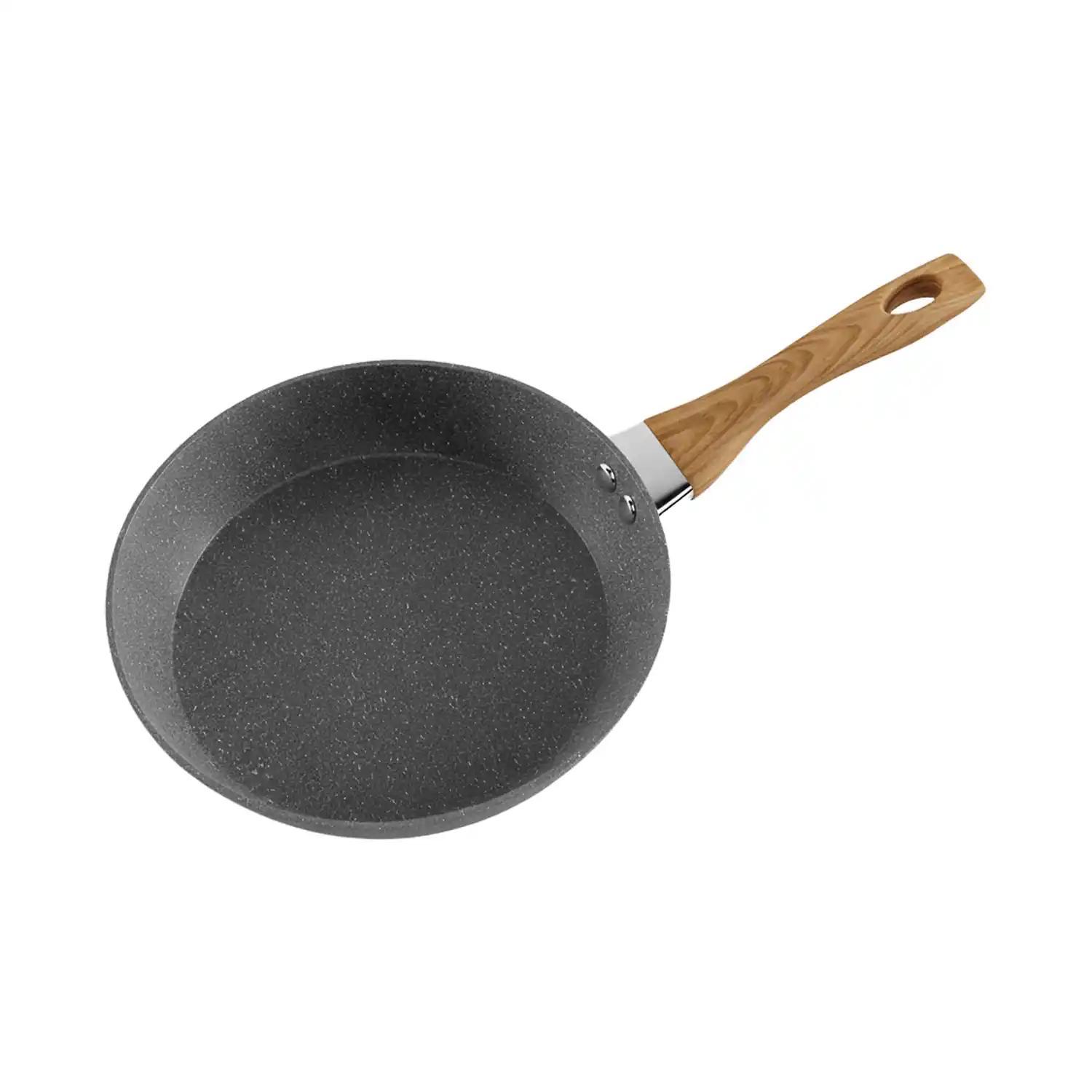 TEMU Aex Frying Pan Deep Frying Pan For Everyday Cooking, Induction Compatible Frying Pan For Gas & Electric Cookers, Easy Clean Non Stick Pan With