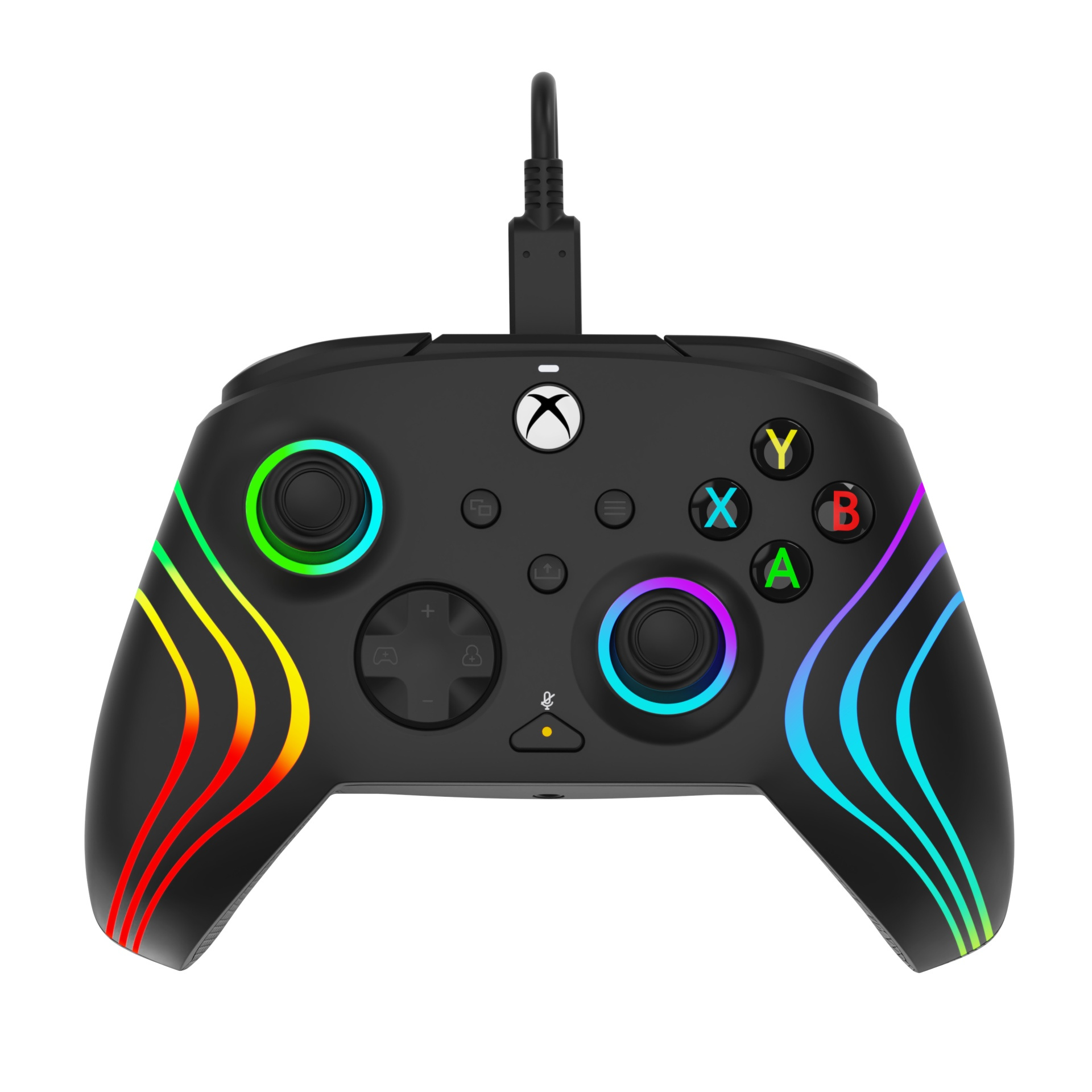 Pdp Wave, Xbox , Xbox One, Pc, Rgb Led Lighting, Wired Controller