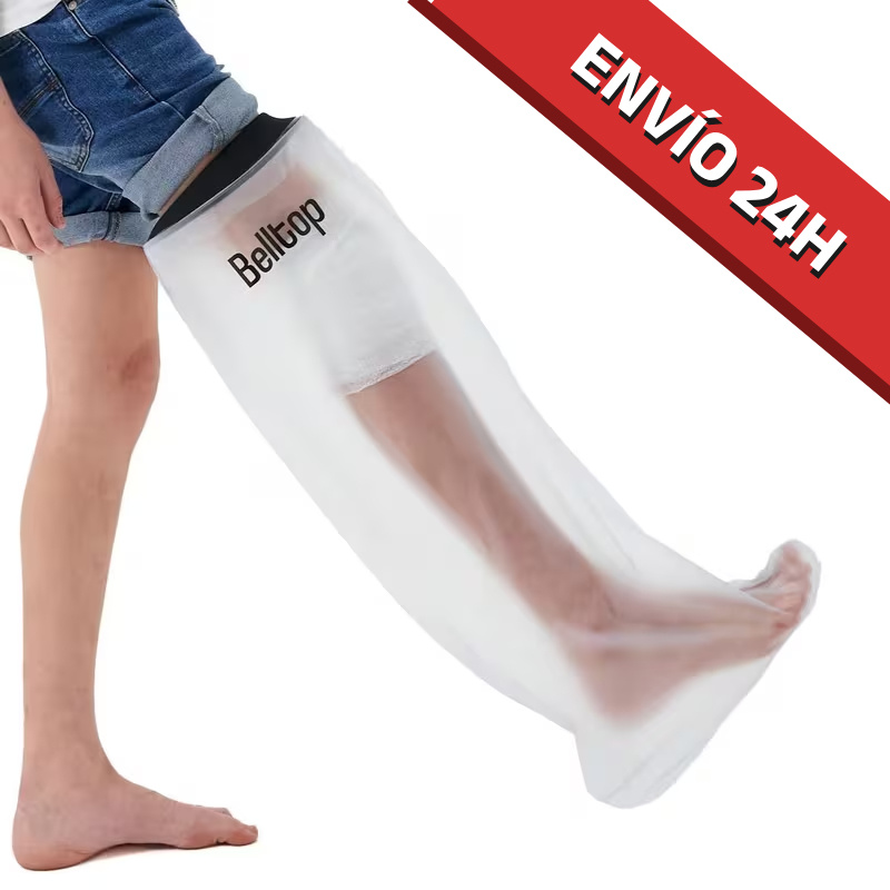 TEMU Plaster Cast Protector For Kids' Legs. Waterproof Cover For Shower Or Pool. Seals Plaster Cast: Resistant Silicone. Plaster Cast Cover For Leg.