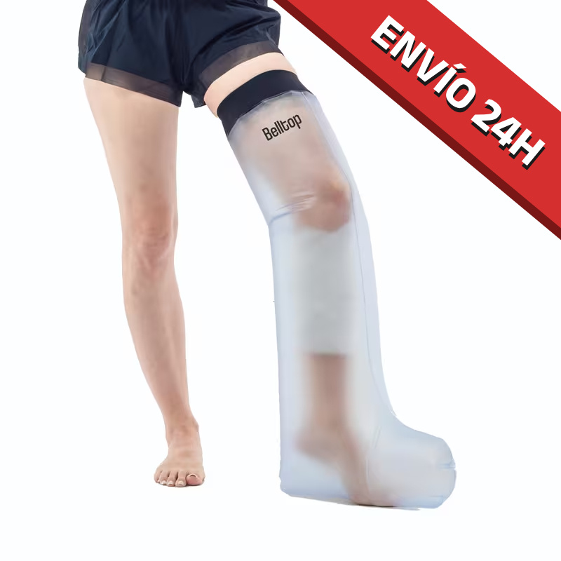 TEMU Waterproof Plaster Leg Protector For Adults – Shower Or Pool Cover – Leak-proof Cast Protector – Silicone Plaster Leg Sleeve – Durable Bandage