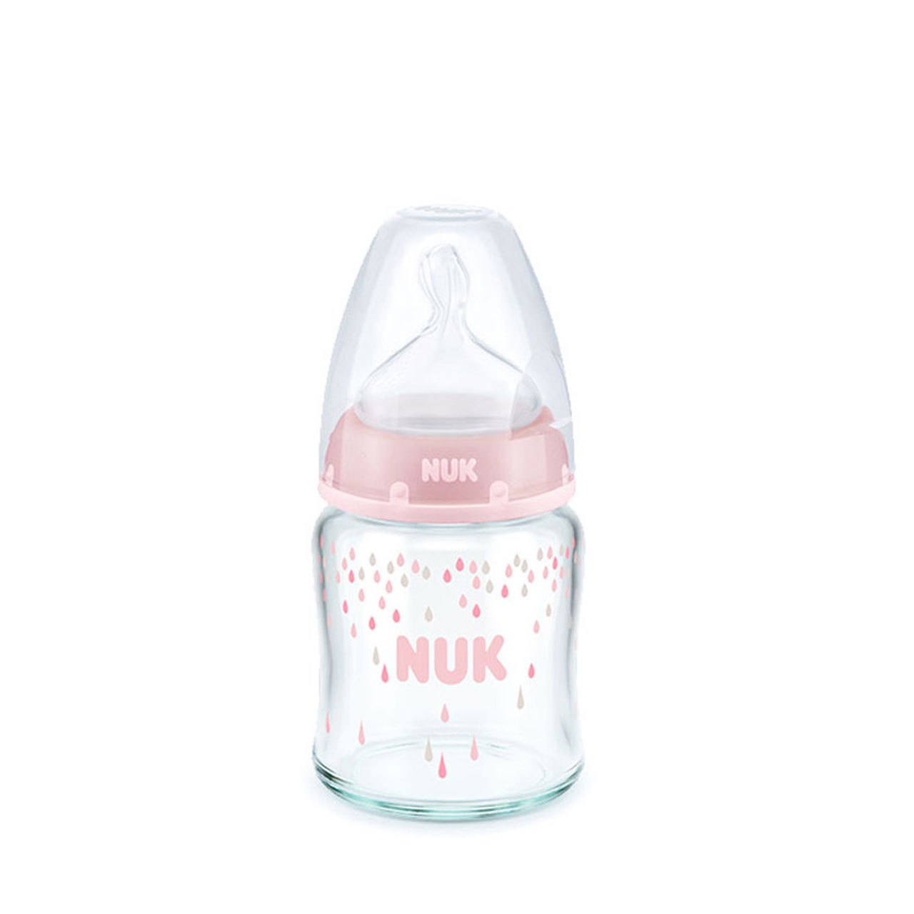 Baby Bottle | Glass Bottle 120ml Pink