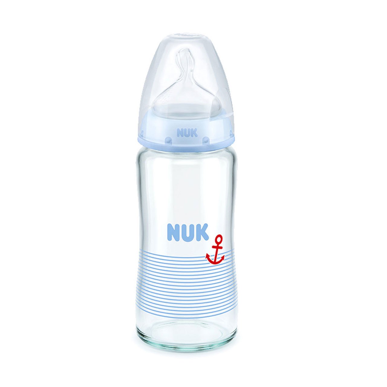 Baby Bottle|glass Bottle 240ml Blue