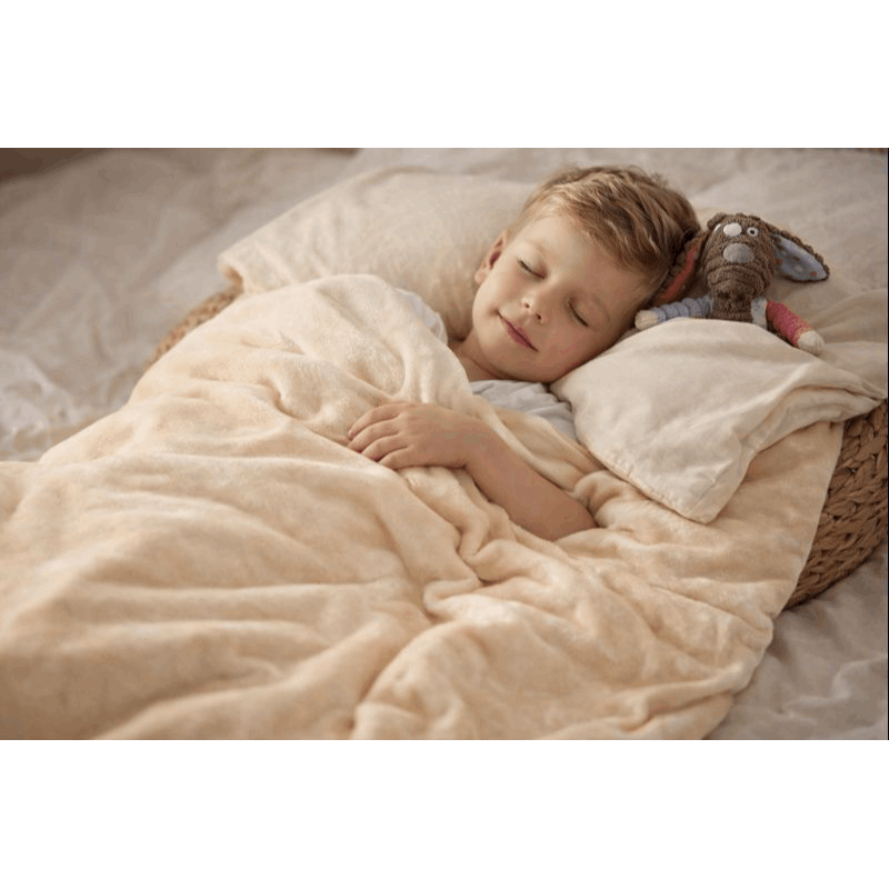 Image of Weighted Blanket 100x135 Therapy Blanket For Kids - . 2 Kg With Fluffy Free Cover, Weighted Blanket, Weighted Bed Blanket, Heavy Relaxation Blanket