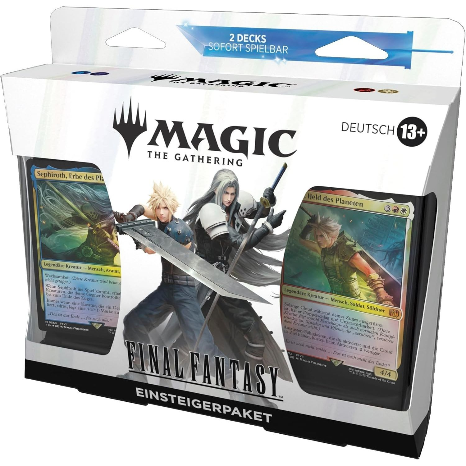 E-shop Magic the Gathering Starter Kit Final FANTASY (DE) | 2 x 60 Kartendecks + Deckboxen, Guide & Arena Codes | Magic Einsteigerpaket