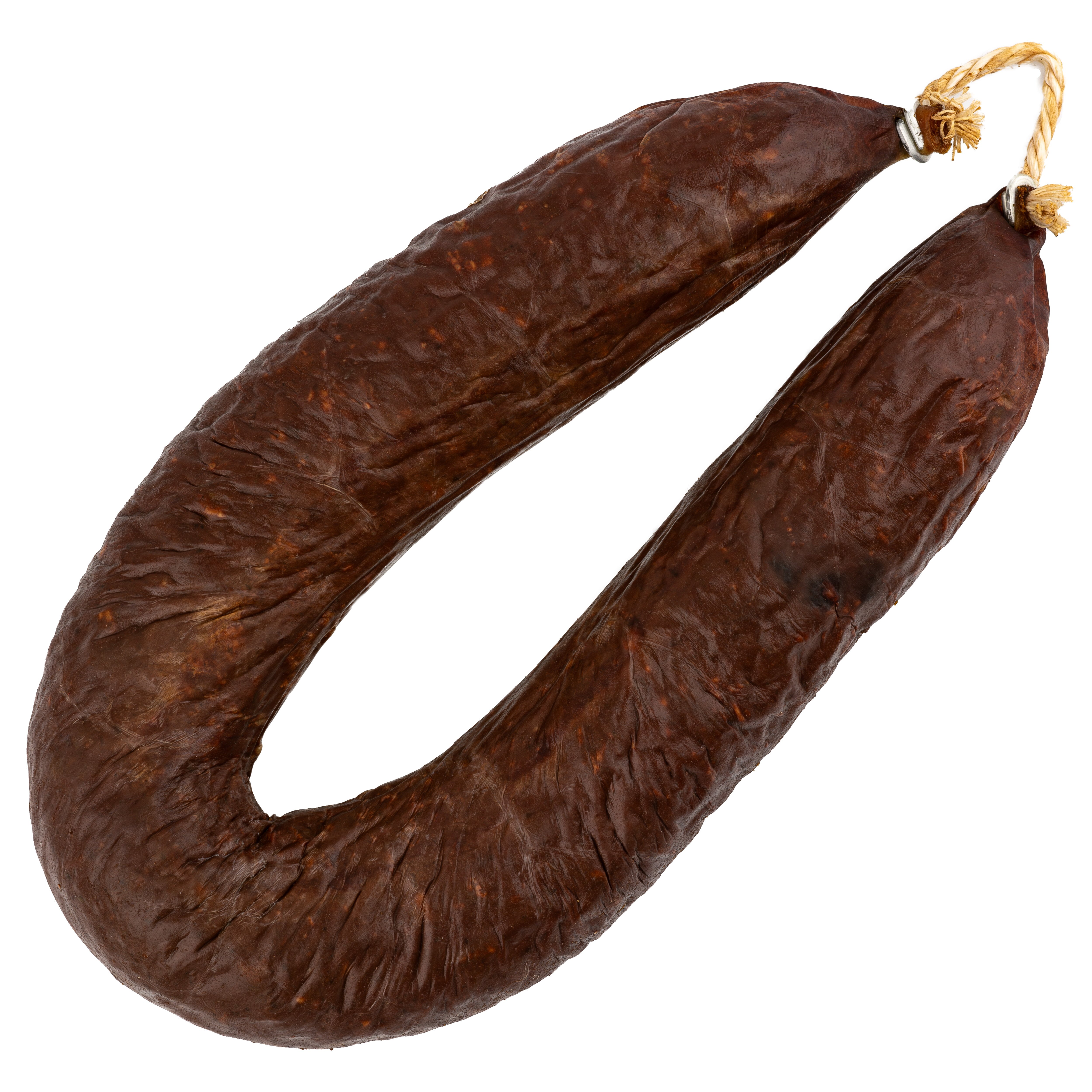 E-shop LANDPERLE®Geräuchert Blutwurst am Ring 1,4 KG Schweine-Fleisch-Schwarten-Leber