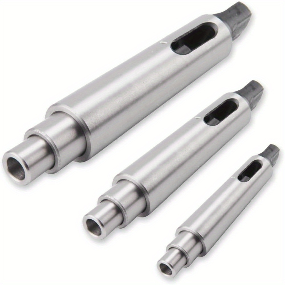 E-shop 3er Set Reduzierhülsen mit Verlängerungshülsen und Kegeldorn – Bohrfutter-Adapter-Set zur Aufnahme verschiedener Werkzeuge, ideal für präzises