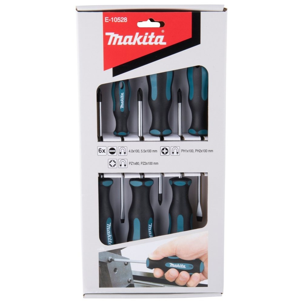 Makita Screwdriver Set 6-pcs. E-10528