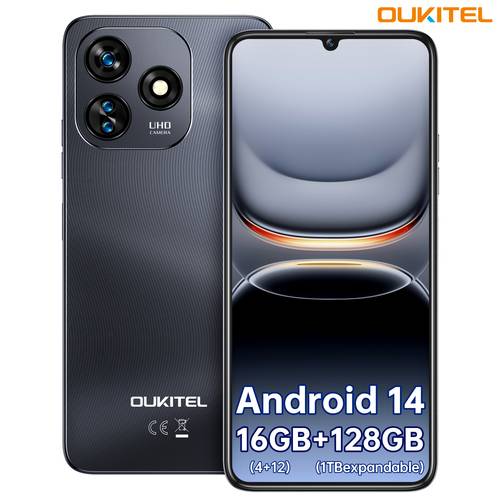 c51 smartphone , 6,8 pouces 90hz, 16go(4+12) 128go rom, téléphone mobile forfait, grosse batterie 5150mah, 4g, gps/wifi, digitale,