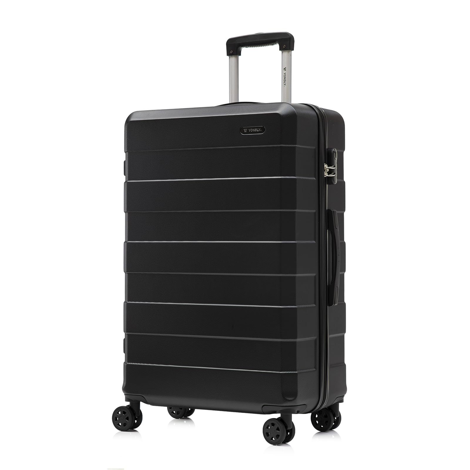 Trolley Travel Case, Hand Luggage, Travel Suitcase Hard Shell Travel Case With 4 Wheels 360°, Number Lock, Handle