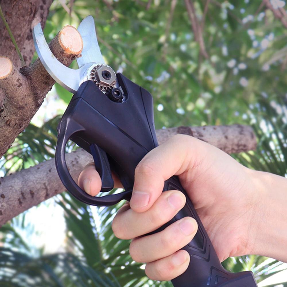TEMU Lithium Battery Cordless Pruning Shears - Lithium For Pruning In Garden, And (battery Pruning Shears)