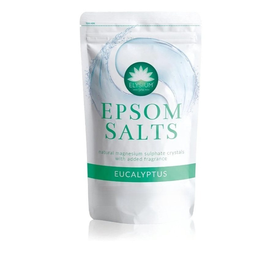 TEMU Spa Eucalyptus Epsom Salts 1kg Additive Fresh Eucalyptus Fragrance Home Bath Crystals