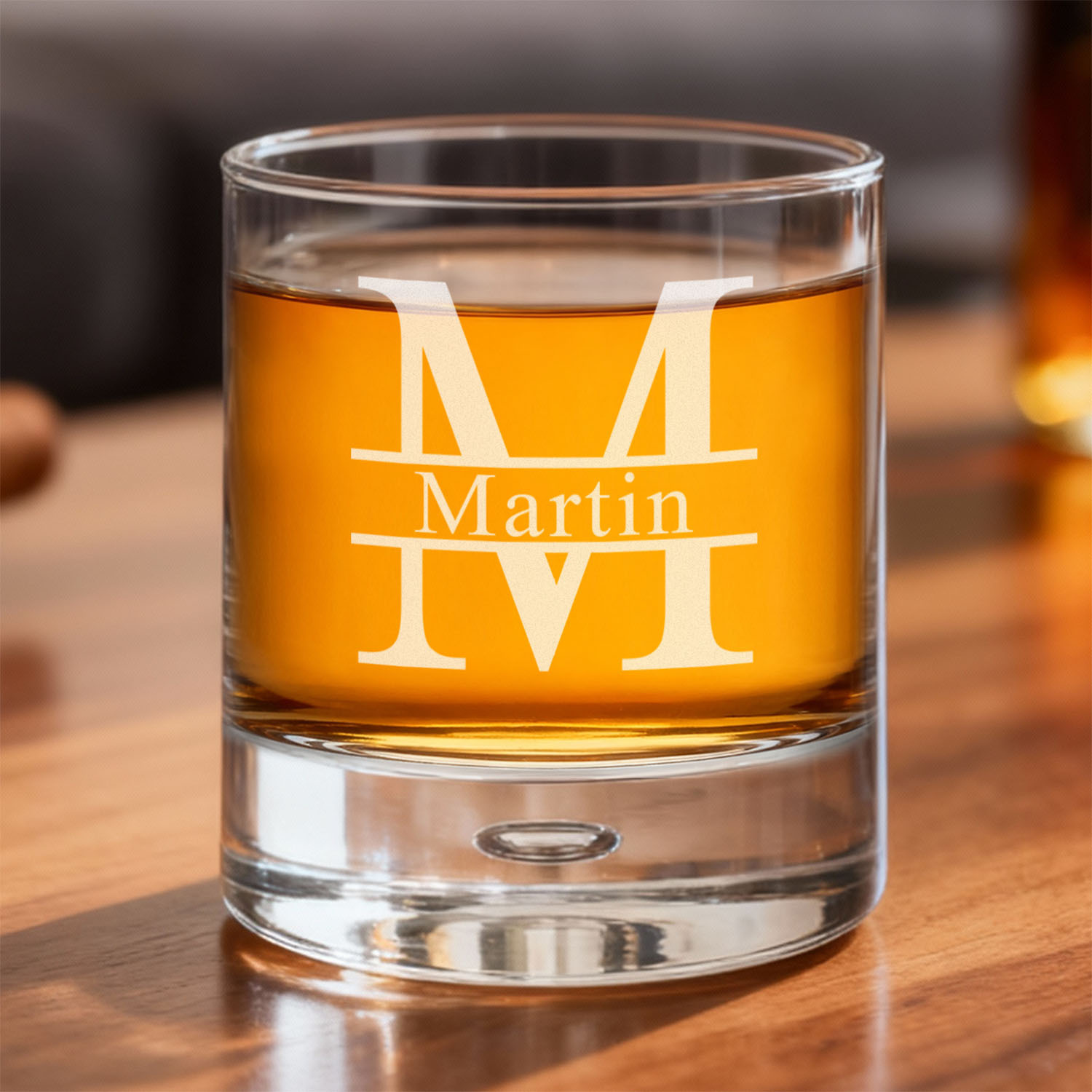 Whiskey Glass Personalized - Or Engraved Text - Laser Engraving - Personalized Glass Box - Father's Day Gift, Dad, Christmas, Man, Retirement