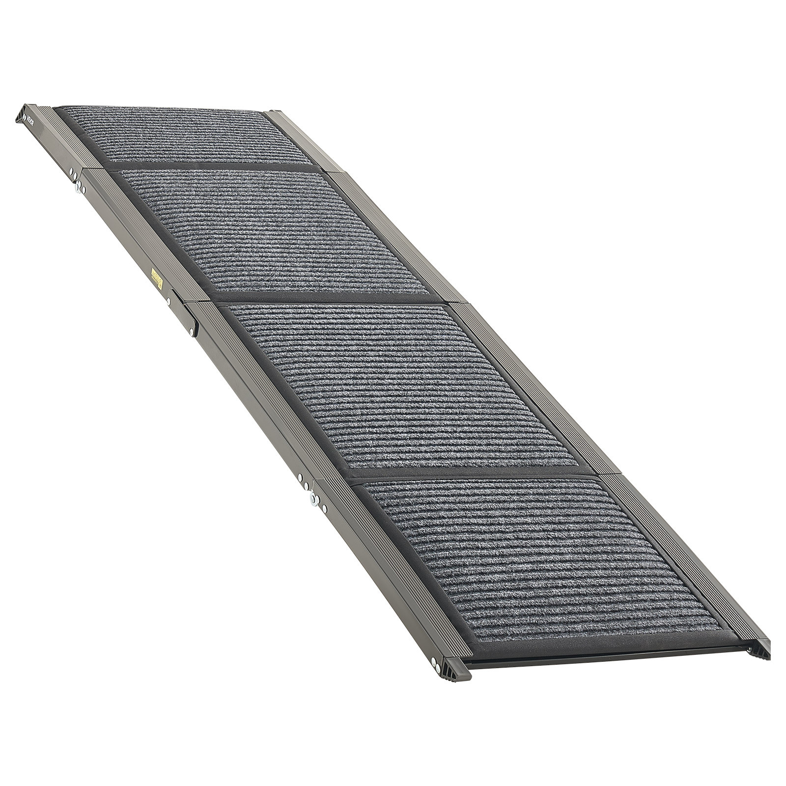 Image of Vevor Dog Ramp For Cars, 160 .2 Cm, Folding Pet Ramps For Medium & Large Dogs Up To 113 Kg, Pet Stair Ramp With Non-slip Felt Rug Surface, Portable Outdoor Dog Car Ramps For