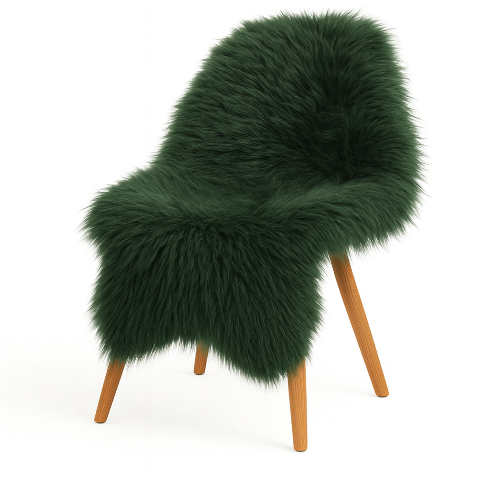 Image of Karat Faux Fur – Plush Decorative Fur 90×60 Cm For Living Room & Kids' Room – Soft Seat Cushion, Chair Pad & Bed Runner