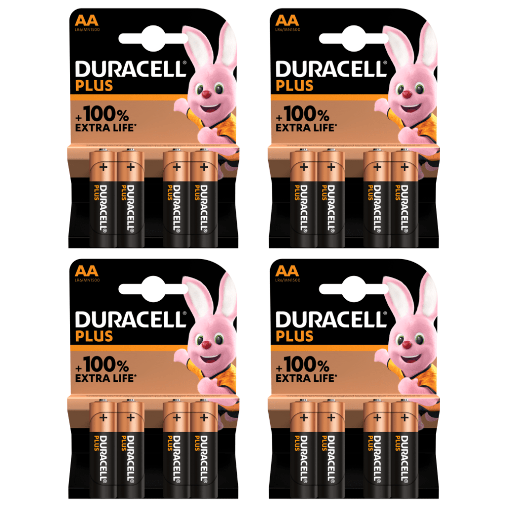 TEMU Duracell Aa Plus Alkaline Battery Pack Of 16 Long-lasting Stilo Batteries