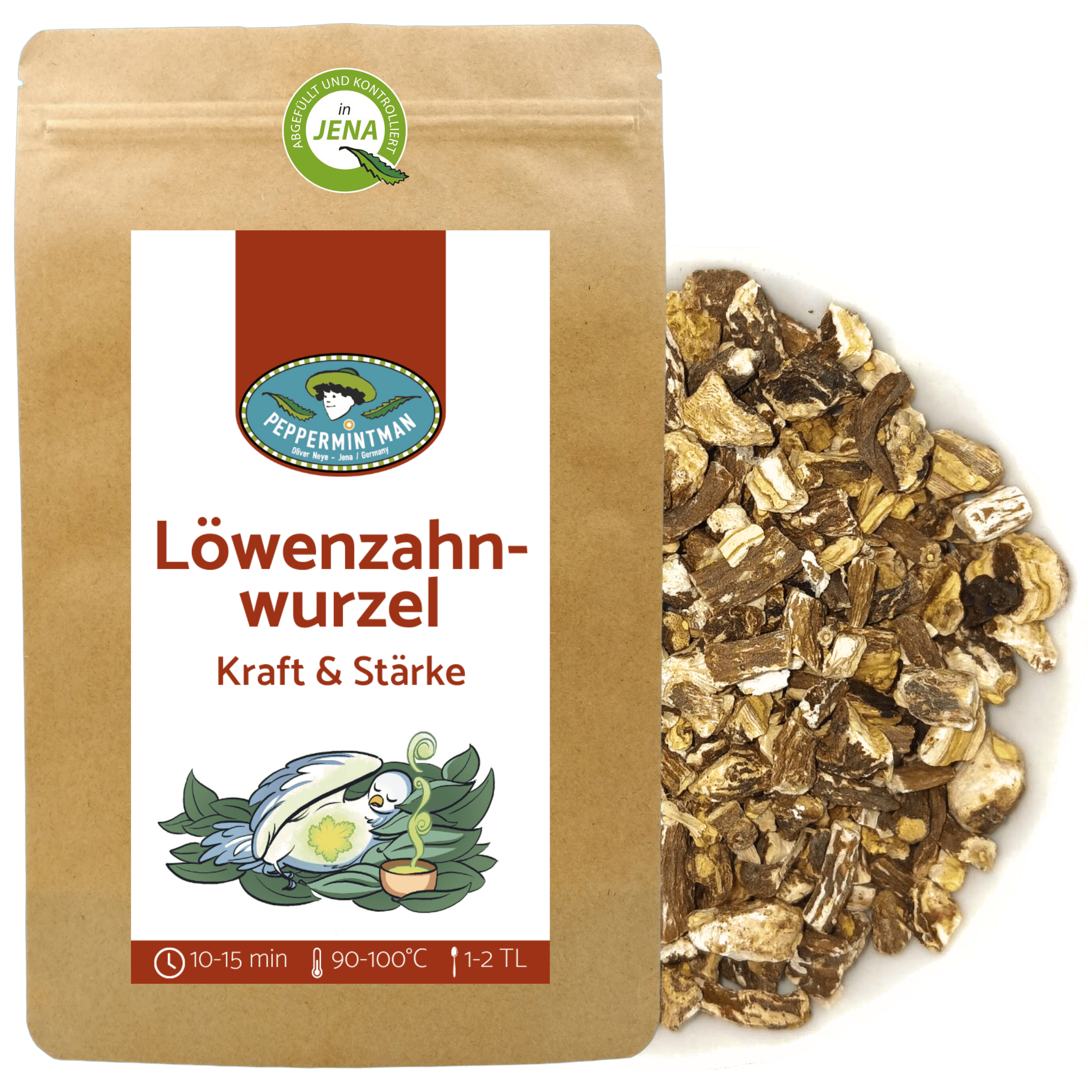 Peppermintman - Dandelion Root, Gently Dried And Sliced, Ideal For Tea