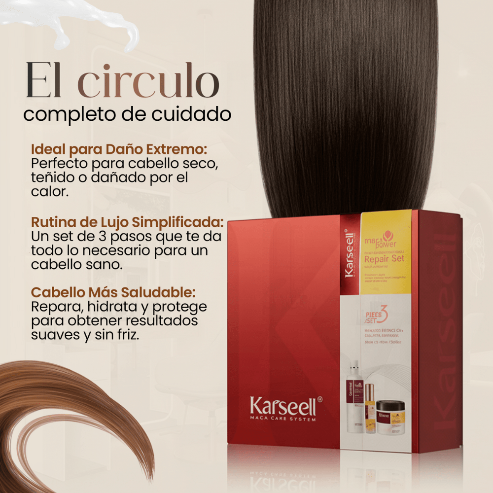 MACA CARE SYSTEM Profesionalna Kolagen Maska za Kosu Paket 500ml + Arganov Serum 50ml + Hidratantni Šampon 500ml Kompletna Hranjiva Regenerativna Hidratantna Sjajna Glatkoća Protiv Kovrčavosti Jačanje Intenzivna Njega za Suhu Oštećenu Beživotnu Kosu Veća Fleksibilnost Veća Upravljanost Napredna Rutina Njega Kose Premium Kutija Idealno za Poklon Vidljivi Rezultati od Prve Upotrebe.