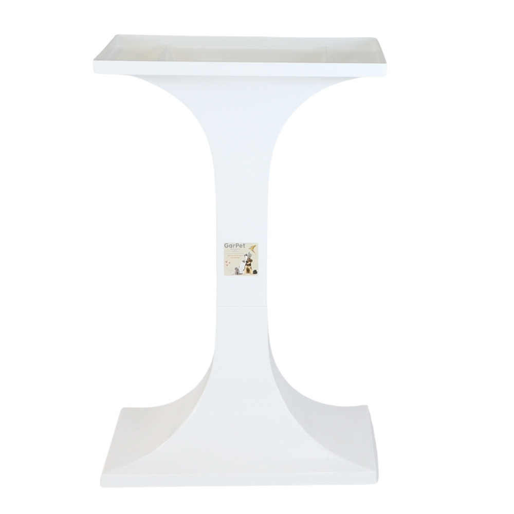 Bird Cage Stand Gp260 Base For Bird Cage Accessories, Garpet Cage Stand In White And Gray, Tabletop Cage Holder