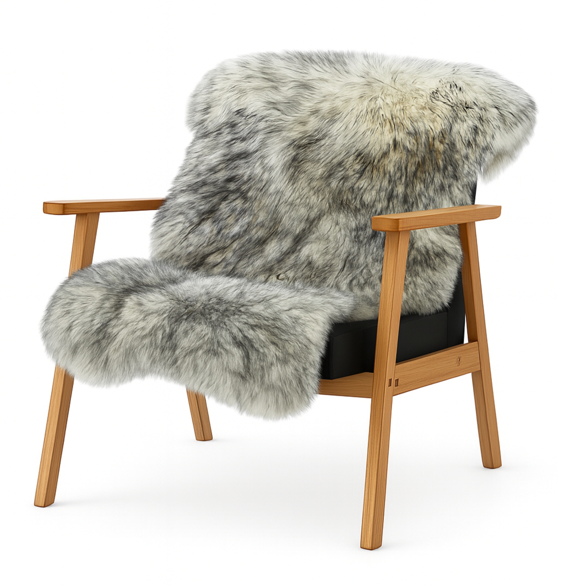 Floordirekt Sheepskin - 100% Wool With Leather Back - Versatile Use As Carpet Or Decoration - Each Piece Is A Unique Item - New Zealand