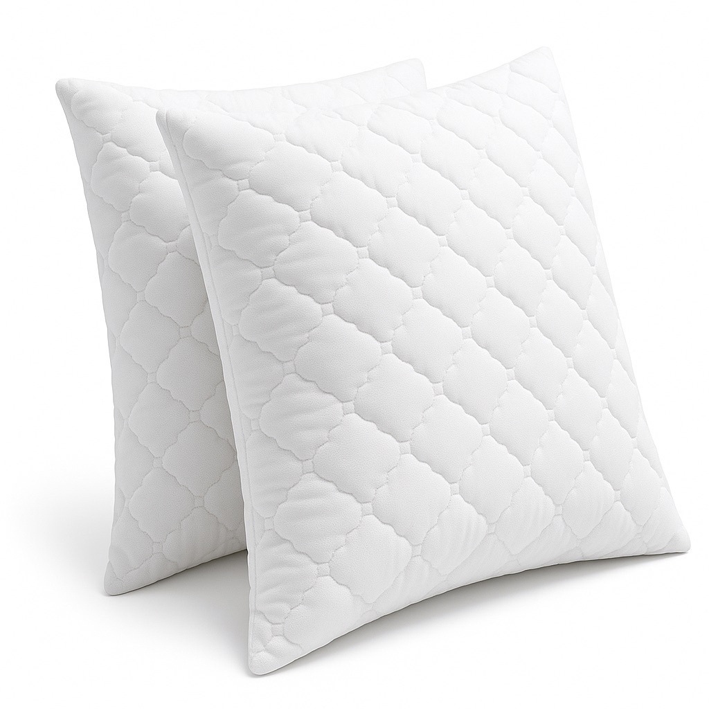 TEMU KGS Lot de 2 Oreillers Fermes 65x65cm à Mousse de , Coussin carré PROMOLINGE