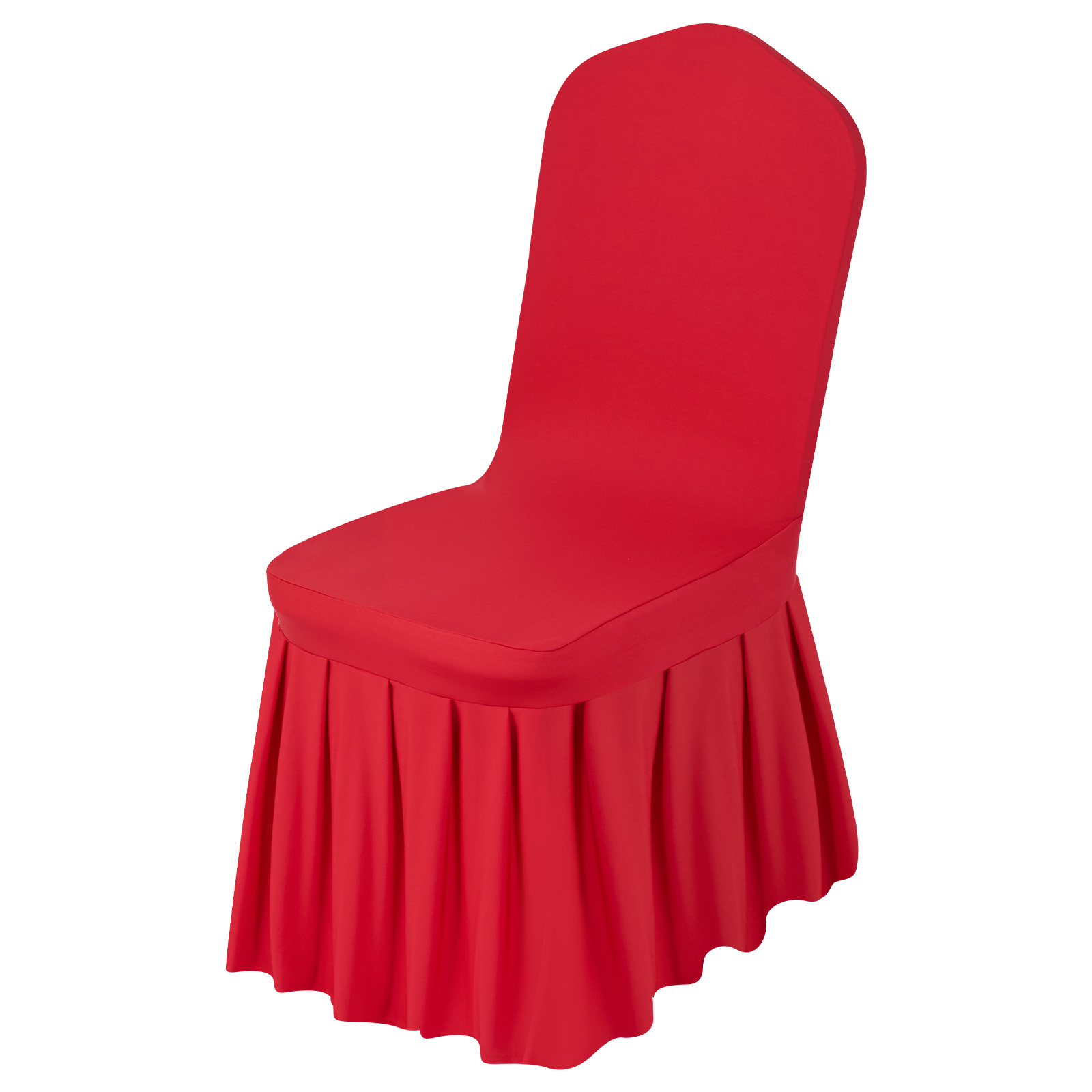 Image of Vevor 30 Pcs Covers, Polyester Spandex Chair Cover, Stretch Slipcovers For Wedding Party Dining Banquet Flat-front Chair Covers, Fits Chair Measures Up To 20.08 X 17.72 X 37.4 Inch