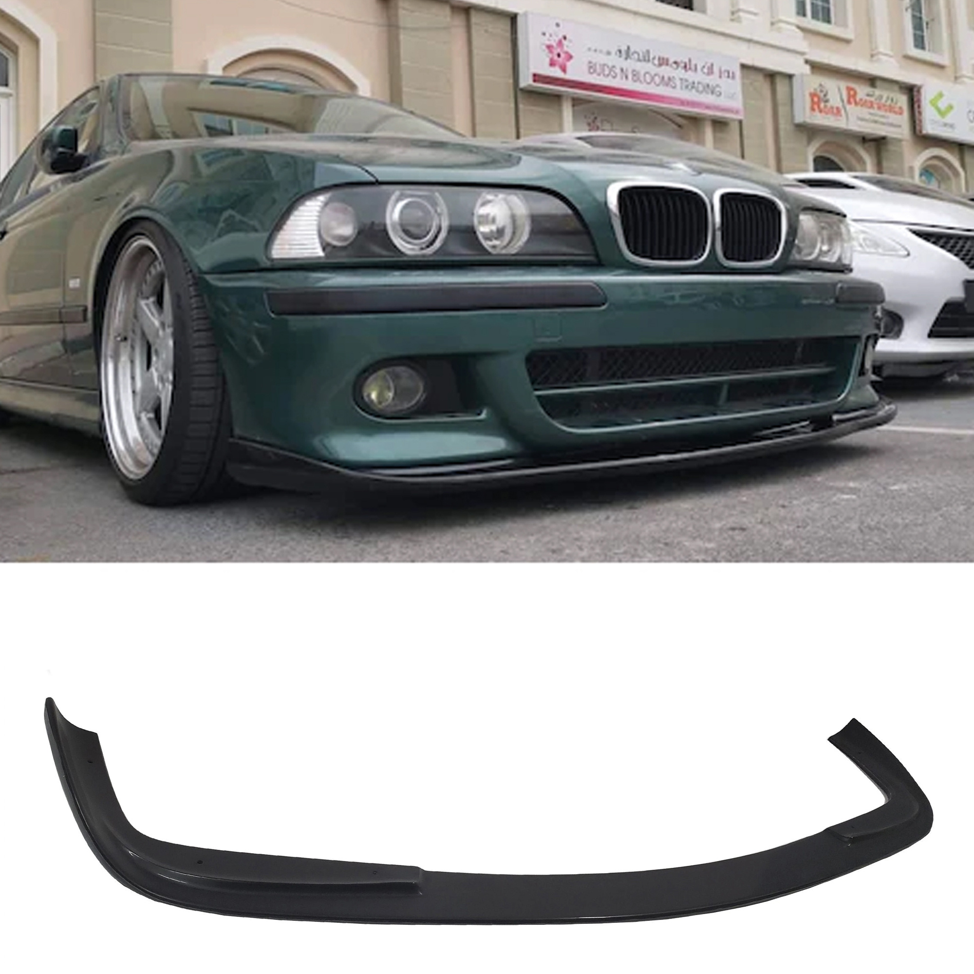 Image of Front Bumper Lip Splitter E39 1995-2003 Vacuum Car Tuning Body Part Body Kit Vehicle Modification, Enhances Look, Separator Lip Diffuser Body Kit Spoiler Protection, Enhances The Of .