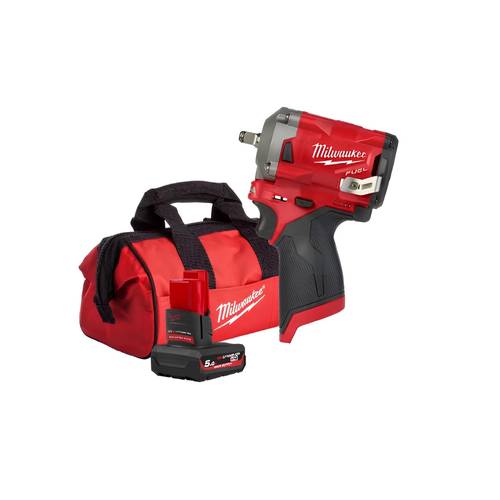 m12fsciwf38 0 12v fuel 3 8 compact impact wrench 5 ah battery carry bag lightweight cordless socket wrench kit