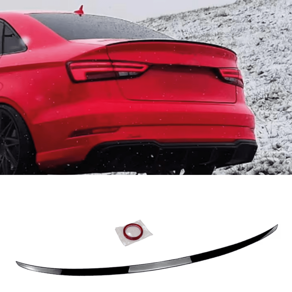 Image of For A3 8v Sedan S3 Style Rear Spoiler 2014-2020 | Sporty Abs Trunk Wing | Aerodynamic Upgrade