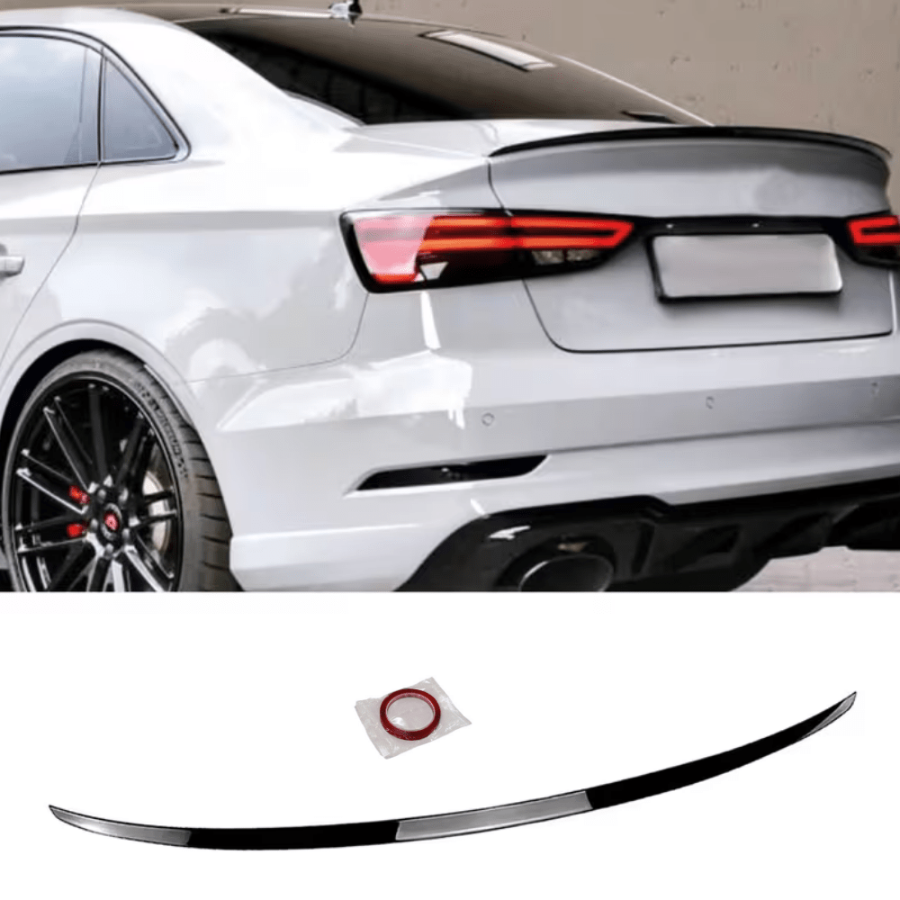 For A3 8v Sedan S3 Style Rear Spoiler 2014-2020 | Black Boot Spoiler | Performance-inspired Styling